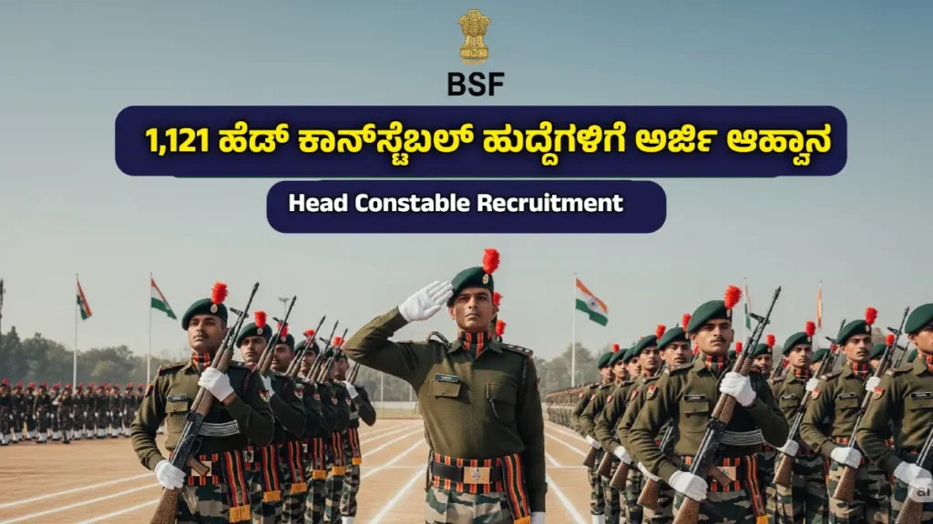 BSF Head Constable Recruitment 2025