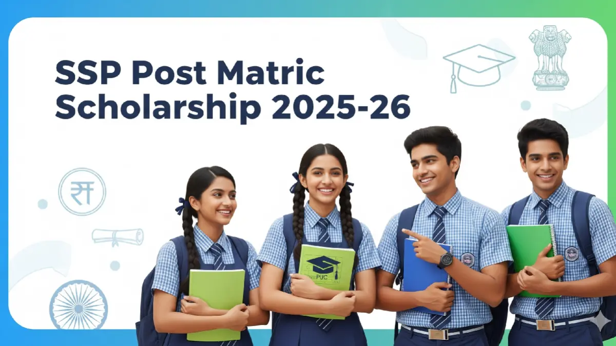 SSP Post Matric scholarship 2025-26