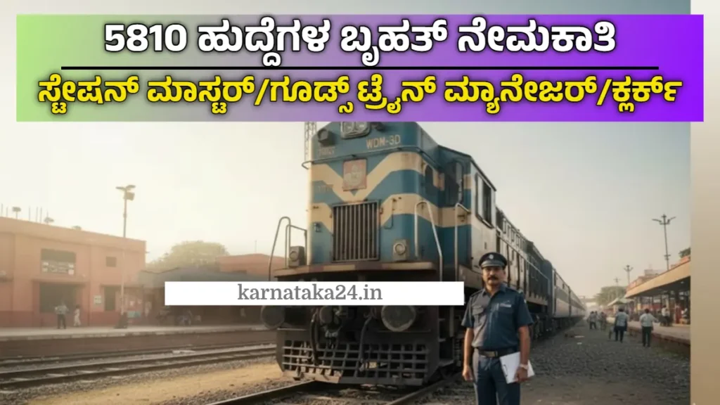 Railway Recruitment 2025 Karnataka